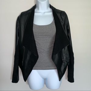 COTTON ON Faux Leather Jacket Sz 6 outerwear